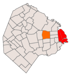 Mapa de Ciudad barrios balvanera y puerto madero