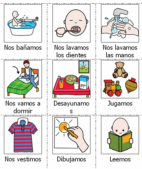 pecs Ejemplo de PECS con imágenes