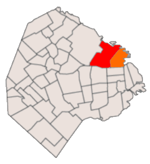 Mapa de Ciudad barrios Recoleta y Retiro