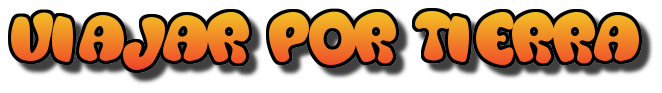 viajarportierraletras Viajar por tierra banner