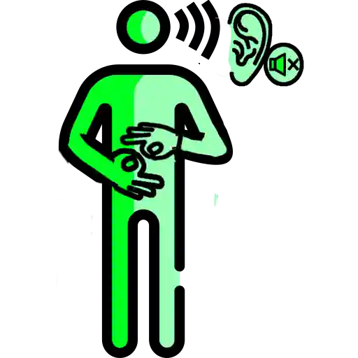 icono sordo Icono persona sorda
